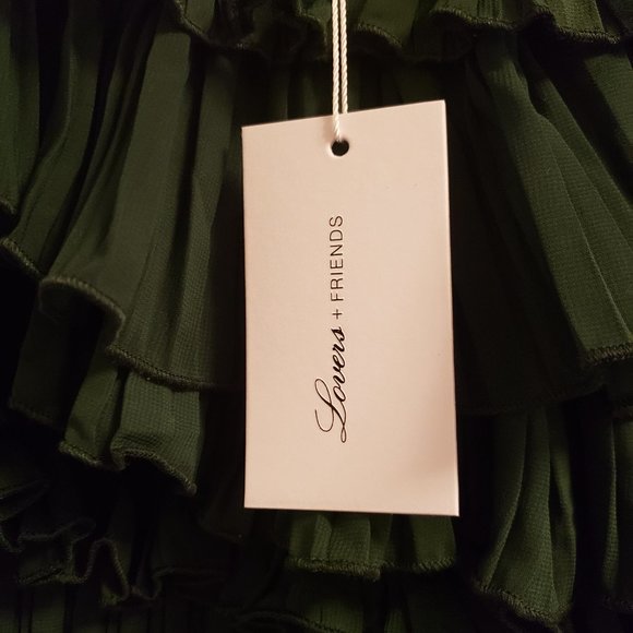 NWT Lovers + Friends Ranger Skirt Emerald Green - Picture 7 of 7